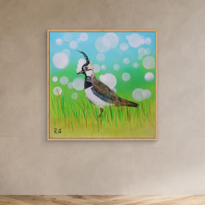 Dappled Lapwing - canvas print from original artwork - Cairngorm Artists