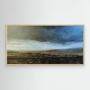 Dava Moor Gold - canvas print from original artwork - Cairngorm Artists