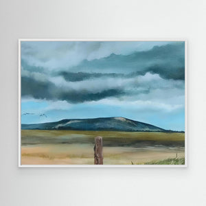 Dava Moor View - canvas print from original artwork - Cairngorm Artists