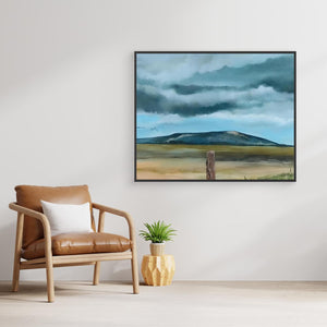 Dava Moor View - canvas print from original artwork - Cairngorm Artists