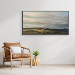 Drumroy Croft View - canvas print from original artwork - Cairngorm Artists