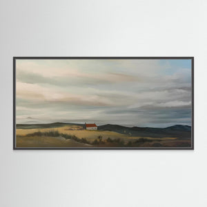 Drumroy Croft View - canvas print from original artwork - Cairngorm Artists