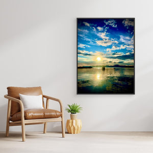 Easdale Sunset Cruise - canvas print from photographic original - Cairngorm Artists