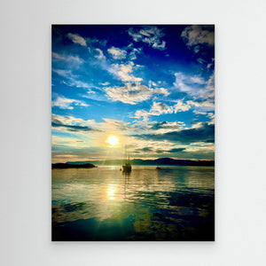 Easdale Sunset Cruise - canvas print from photographic original - Cairngorm Artists