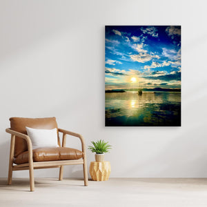 Easdale Sunset Cruise - canvas print from photographic original - Cairngorm Artists