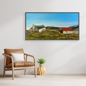 East Limekilns - canvas print from original artwork - Cairngorm Artists