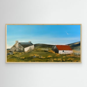 East Limekilns - canvas print from original artwork - Cairngorm Artists