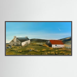 East Limekilns - canvas print from original artwork - Cairngorm Artists