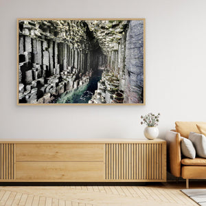 Fingal's Cave Exploration - canvas print from original photograph - Cairngorm Artists