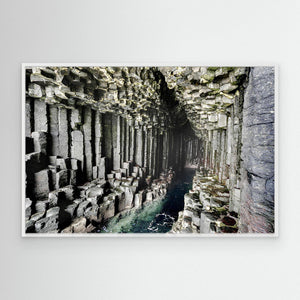 Fingal's Cave Exploration - canvas print from original photograph - Cairngorm Artists