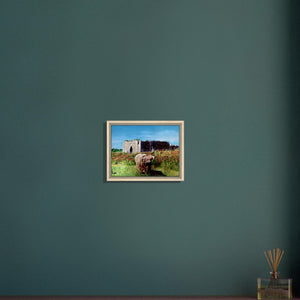 Framed Canvas - Coo and Castle - Cairngorm Artists