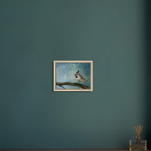 Framed Canvas - Crested Tit - Cairngorm Artists