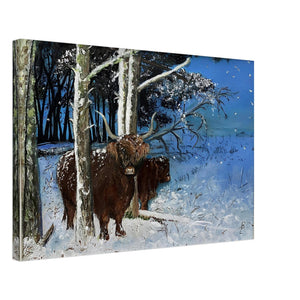 Frameless Canvas - Snowy Coos - Cairngorm Artists