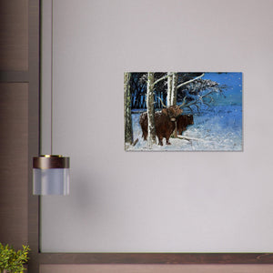 Frameless Canvas - Snowy Coos - Cairngorm Artists