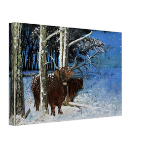Frameless Canvas - Snowy Coos - Cairngorm Artists