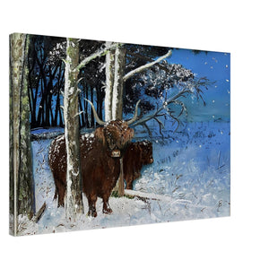Frameless Canvas - Snowy Coos - Cairngorm Artists