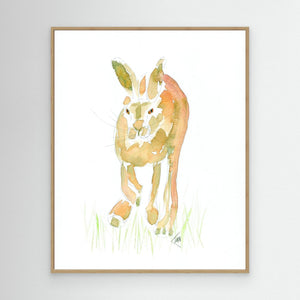 Hare - canvas print from original artwork - Cairngorm Artists