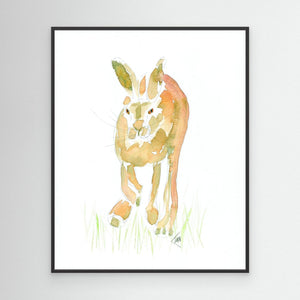 Hare - canvas print from original artwork - Cairngorm Artists