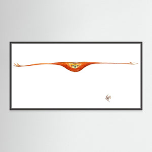Head On Flight - canvas print from original artwork - Cairngorm Artists