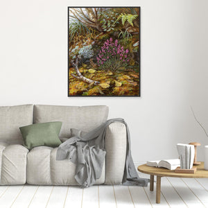 Heather Bloom - canvas print from original artwork - Cairngorm Artists
