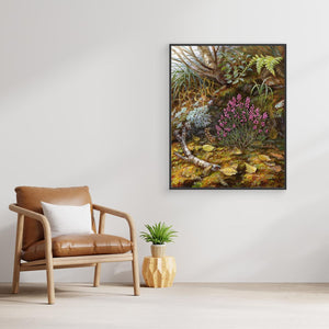 Heather Bloom - canvas print from original artwork - Cairngorm Artists