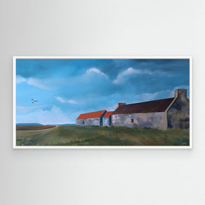 Hen Harrier's Home - canvas print from original artwork - Cairngorm Artists
