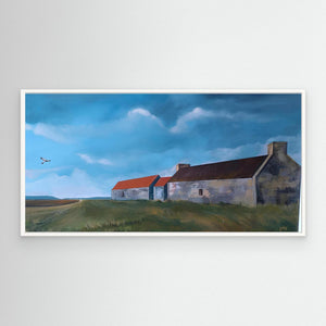 Hen Harrier's Home - canvas print from original artwork - Cairngorm Artists