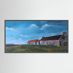 Hen Harrier's Home - canvas print from original artwork - Cairngorm Artists