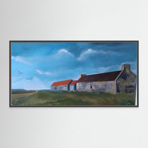 Hen Harrier's Home - canvas print from original artwork - Cairngorm Artists