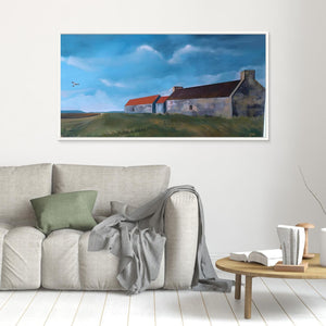 Hen Harrier's Home - canvas print from original artwork - Cairngorm Artists