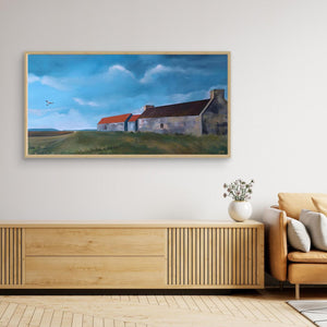 Hen Harrier's Home - canvas print from original artwork - Cairngorm Artists