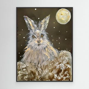 It's Snowing Again! - canvas print from original artwork - Cairngorm Artists