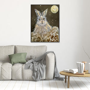 It's Snowing Again! - canvas print from original artwork - Cairngorm Artists