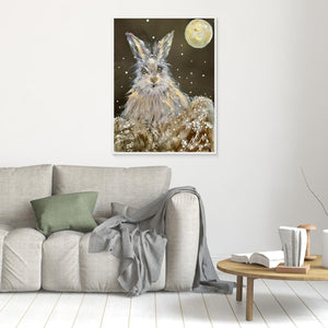 It's Snowing Again! - canvas print from original artwork - Cairngorm Artists