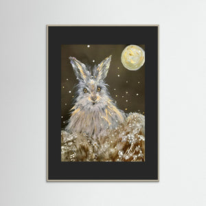 It's Snowing Again! - fine art print from original artwork - Cairngorm Artists