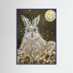 It's Snowing Again! - fine art print from original artwork - Cairngorm Artists