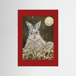 It's Snowing Again! - fine art print from original artwork - Cairngorm Artists