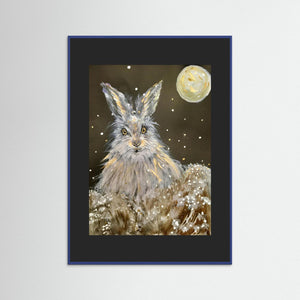 It's Snowing Again! - fine art print from original artwork - Cairngorm Artists