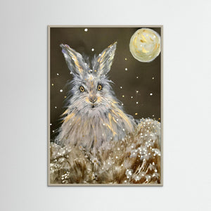 It's Snowing Again! - fine art print from original artwork - Cairngorm Artists