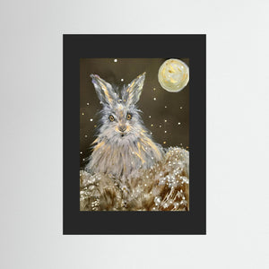 It's Snowing Again! - fine art print from original artwork - Cairngorm Artists