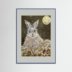 It's Snowing Again! - fine art print from original artwork - Cairngorm Artists