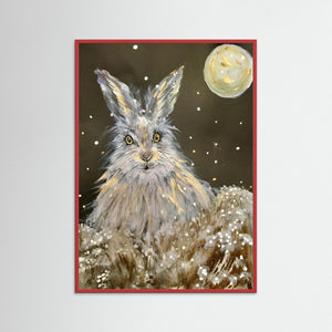 It's Snowing Again! - fine art print from original artwork - Cairngorm Artists