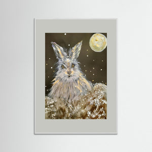 It's Snowing Again! - fine art print from original artwork - Cairngorm Artists