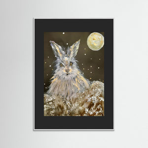 It's Snowing Again! - fine art print from original artwork - Cairngorm Artists