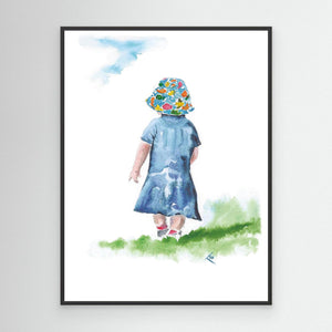 Little Explorer - canvas print from original artwork - Cairngorm Artists