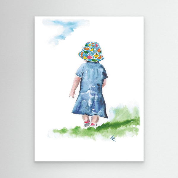 Little Explorer - canvas print from original artwork - Cairngorm Artists