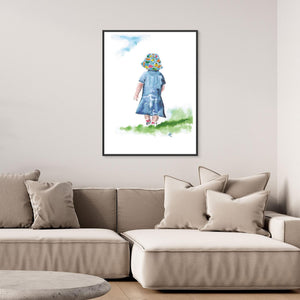 Little Explorer - canvas print from original artwork - Cairngorm Artists