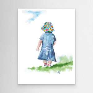 Little Explorer - canvas print from original artwork - Cairngorm Artists