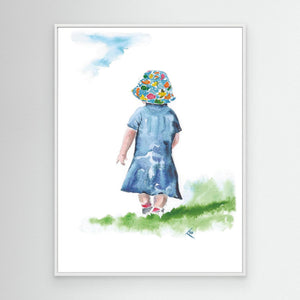 Little Explorer - canvas print from original artwork - Cairngorm Artists
