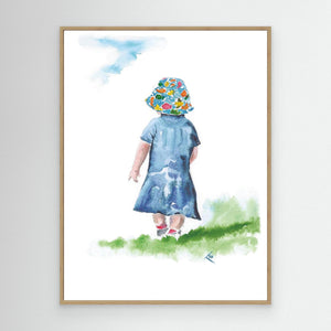 Little Explorer - canvas print from original artwork - Cairngorm Artists
